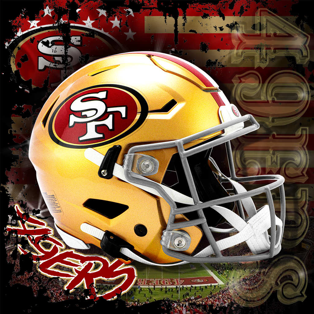 Football Wall Art 12x12"