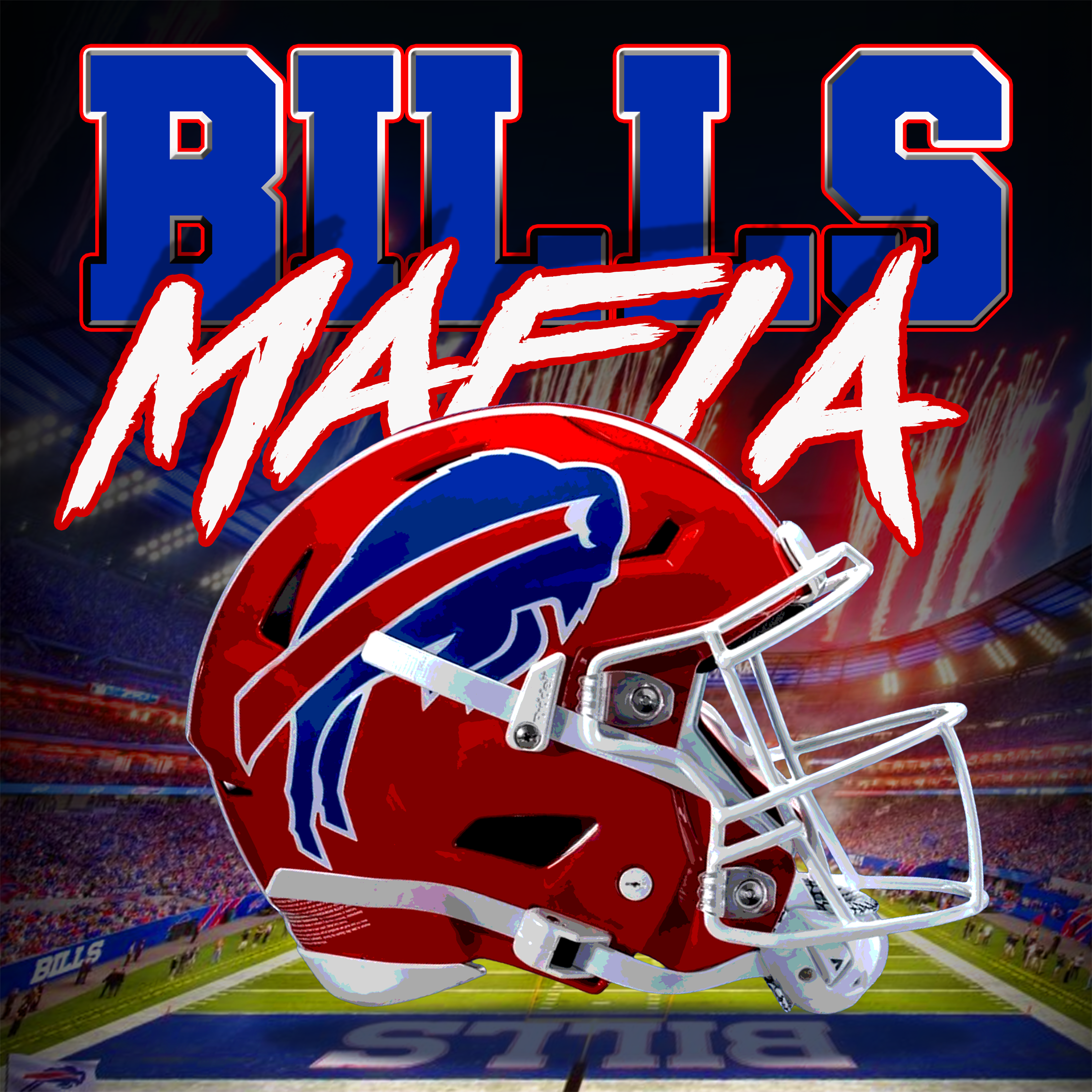 Football Wall Art 12x12"