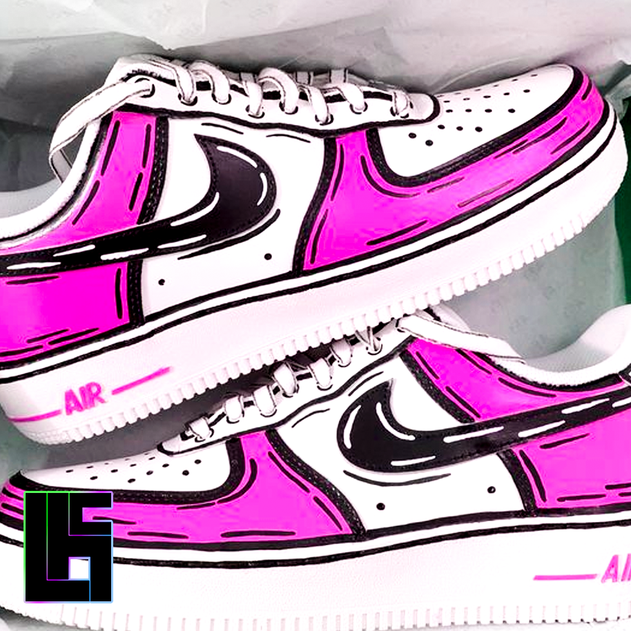 Custom AF1 - Cartoon Style