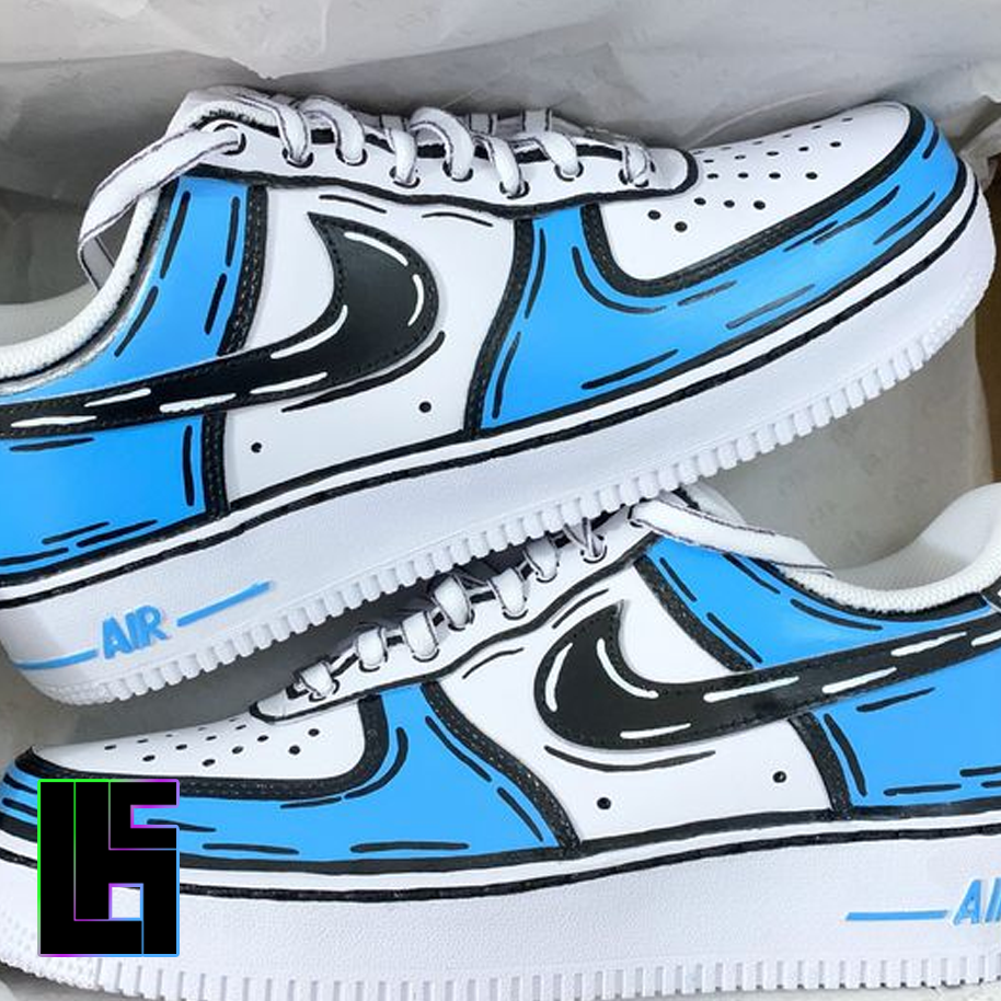 Custom AF1 - Cartoon Style