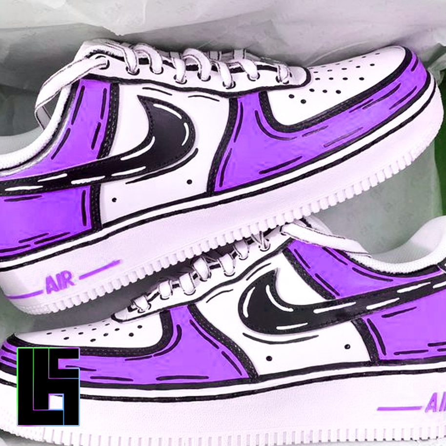 Custom AF1 - Cartoon Style