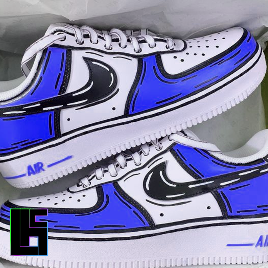 Custom AF1 - Cartoon Style